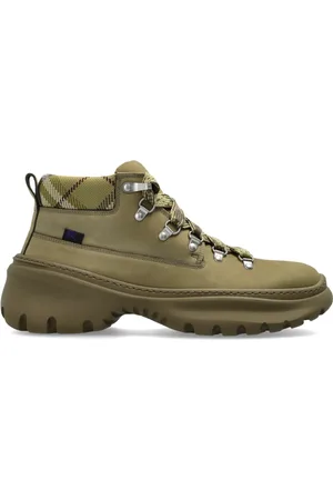 Burberry Heren, Schoenen, Groen, Maat: 40 EU Leer