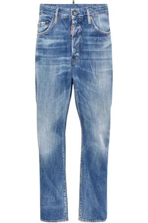 Dsquared2 Heren, Jeans, Blauw, Maat: L Katoen