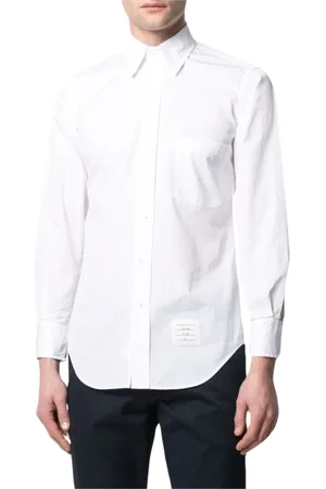 Thom Browne Heren, Overhemden, Wit, Maat: L Katoen