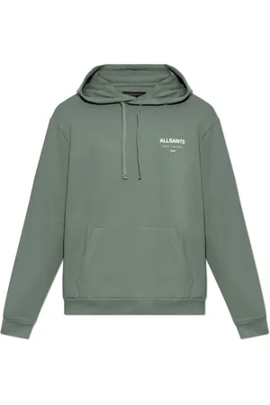 AllSaints Heren, Sweatshirts & Hoodies, Groen, Maat: XL Katoen