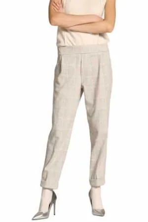 Masons Dames, Broeken, Grijs, Maat: XL Viscose