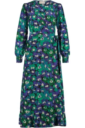 Fabienne Chapot Dames, Jurken, Groen, Maat: S Viscose