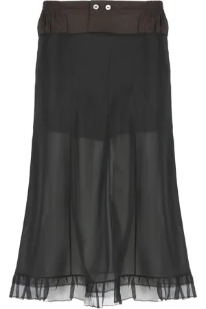 Maison Margiela Dames, Rokken, Zwart, Maat: S Tulle