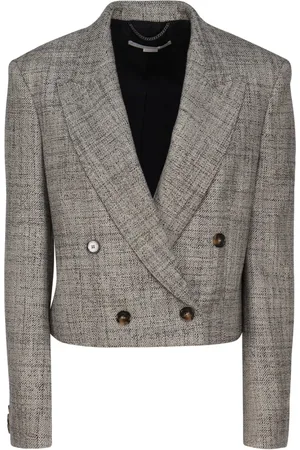 Stella McCartney Dames, Jassen, Grijs, Maat: 2XS Wol