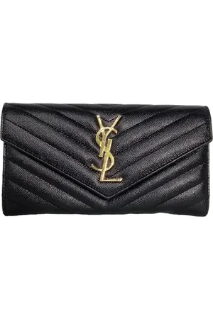 Saint Laurent Dames, Pre-owned, Zwart, Maat: ONE Size Leer