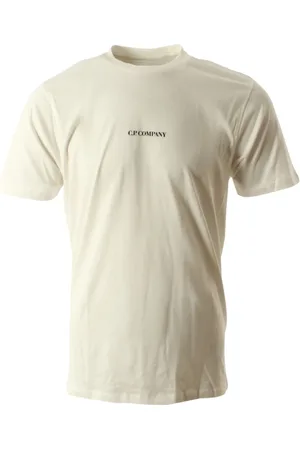 C.P. Company Heren, Tops, Wit, Maat: XS Katoen