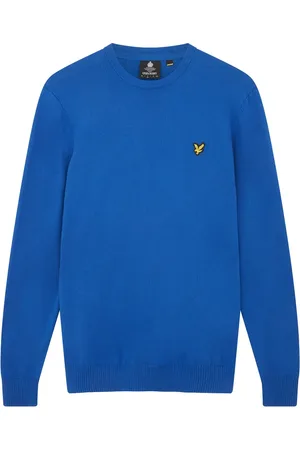 Lyle & Scott Heren, Truien, Blauw, Maat: S Katoen
