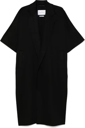 Max Mara Dames, Mantels, Zwart, Maat: S