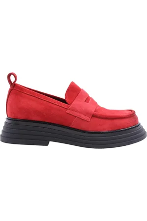 Laura Bellariva Dames, Schoenen, Rood, Maat: 38 EU Leer