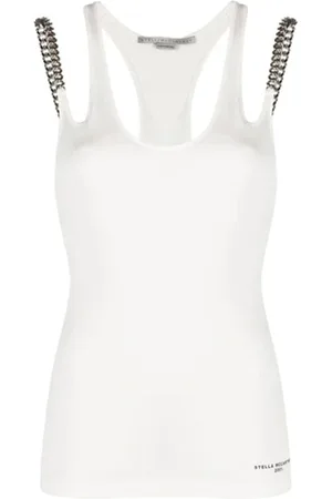 Stella McCartney Dames, Tops, Wit, Maat: 2XS Katoen