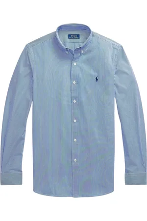 Ralph Lauren Heren, Overhemden, Blauw, Maat: M