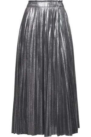 Max Mara Dames, Rokken, Grijs, Maat: L Katoen