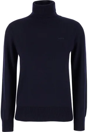 A.P.C. Dames, Truien, Blauw, Maat: S Wol