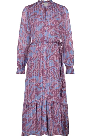 Fabienne Chapot Dames, Jurken, Paars, Maat: S Viscose