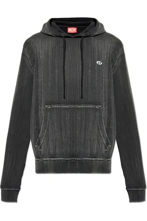 Diesel Heren, Sweatshirts & Hoodies, Grijs, Maat: S Katoen