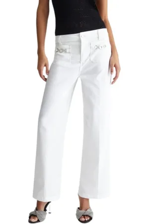 Liu Jo Dames, Jeans, Wit, Maat: W25 Katoen