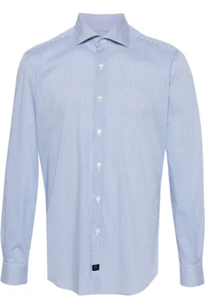 FAY Heren, Overhemden, Blauw, Maat: L