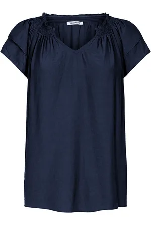 Co`Couture Dames, Blouses & Shirts, Blauw, Maat: S Viscose