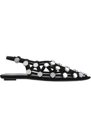 The Attico Dames, Schoenen, Zwart, Maat: 36 EU Leer