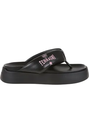 Chiara Ferragni Dames, Schoenen, Zwart, Maat: 41 EU Poliester