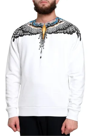 MARCELO BURLON Heren, Sweatshirts & Hoodies, Wit, Maat: XL Katoen