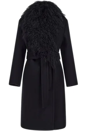 Roberto Cavalli Dames, Mantels, Zwart, Maat: XL