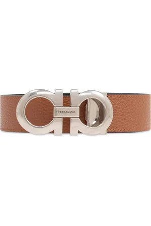 Salvatore Ferragamo Heren, Accessoires, Bruin, Maat: 110 CM Leer