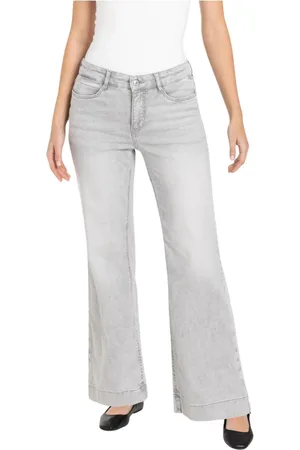 Mac Dames, Jeans, Grijs, Maat: XL L32 Denim