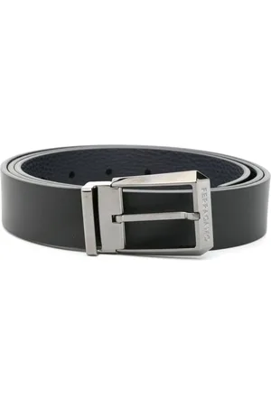 Salvatore Ferragamo Heren, Accessoires, Zwart, Maat: 100 CM Leer