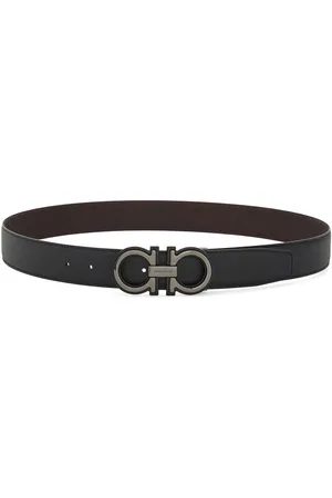 Salvatore Ferragamo Heren, Accessoires, Zwart, Maat: 100 CM Leer