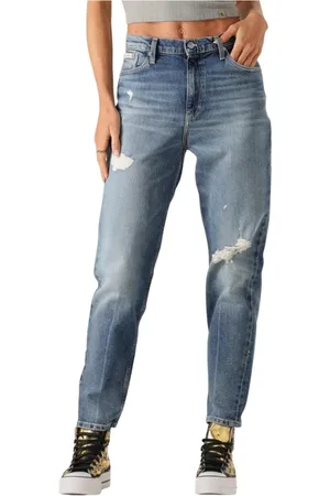 Calvin Klein Dames, Jeans, Blauw, Maat: W32 L28 Katoen
