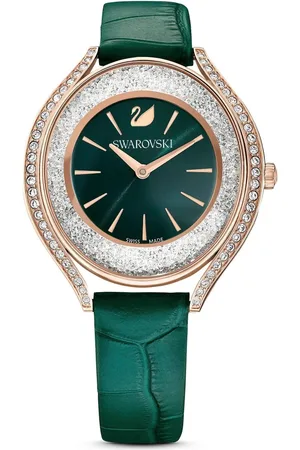 Swarovski Dames, Accessoires, Groen, Maat: ONE Size Leer