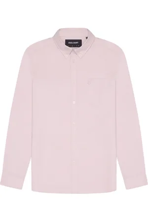Lyle & Scott Heren, Overhemden, Roze, Maat: S Katoen