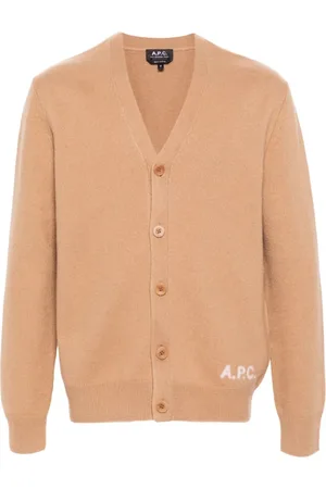 A.P.C. Heren, Truien, Bruin, Maat: S Wol