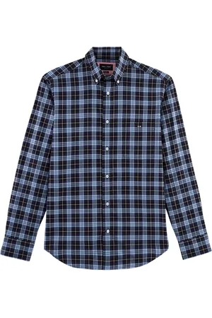 Eden Park Heren, Overhemden, Blauw, Maat: 3XL Katoen