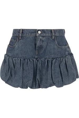 COPERNI Dames, Rokken, Blauw, Maat: M Denim