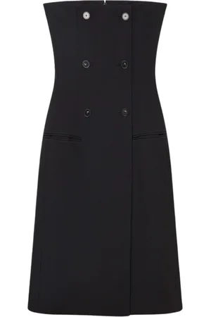 Stella McCartney Dames, Jurken, Zwart, Maat: XS Wol