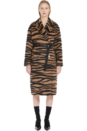Max Mara Dames, Mantels, Bruin, Maat: XS Wol