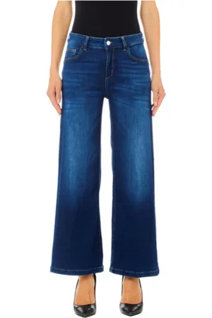 Liu Jo Dames, Jeans, Blauw, Maat: W24 Katoen