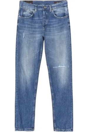 Dondup Heren, Jeans, Blauw, Maat: W35 Katoen