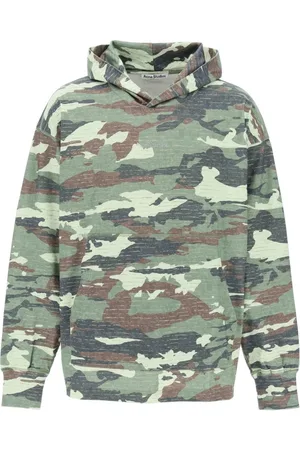 Acne Studios Heren, Sweatshirts & Hoodies, Groen, Maat: M Katoen