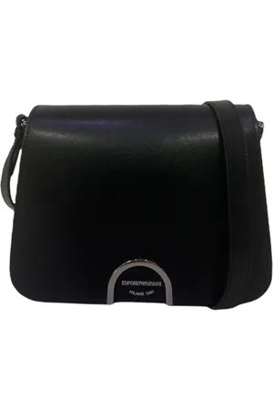 Emporio Armani Dames, Tassen, Zwart, Maat: ONE Size Leer
