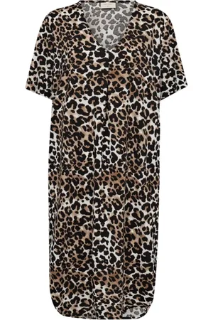 Freequent Dames, Jurken, Zwart, Maat: XL Poliester