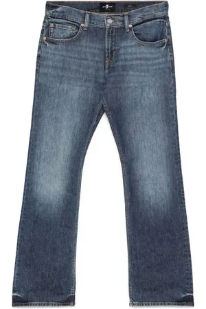 7 for all Mankind Heren, Jeans, Blauw, Maat: W36 Katoen