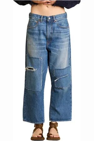 Denimist Dames, Jeans, Blauw, Maat: W30 Katoen