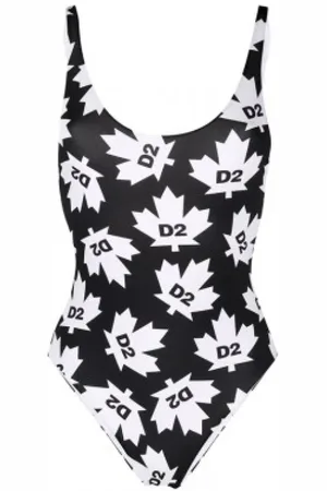 Dsquared2 Dames, Badkleding, Zwart, Maat: XS Polyamide
