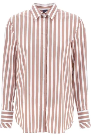 FAY Dames, Blouses & Shirts, Bruin, Maat: M Katoen