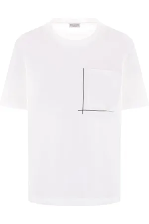 Brunello Cucinelli Dames, Tops, Wit, Maat: S Katoen