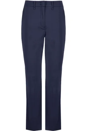 Bomboogie Dames, Broeken, Blauw, Maat: 2XS Katoen