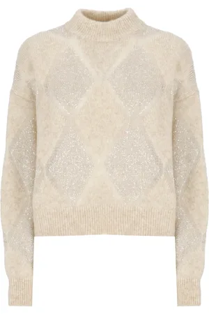 Brunello Cucinelli Dames, Truien, , Maat: XL Mohair